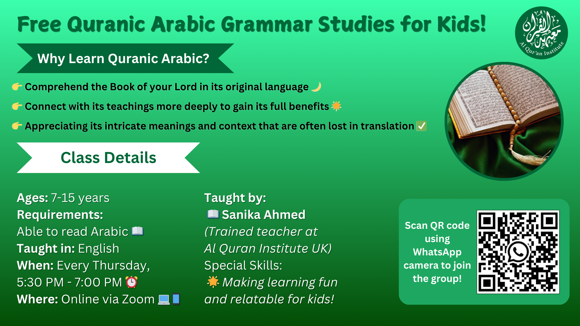 Pre-Maktab Classes